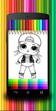 Coloring Book for Dolls Surprise Screen Shot 0