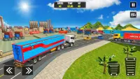 Big Oil Tanker Truck City Oil Transporter 3D Screen Shot 8