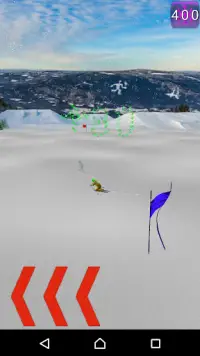 ⛷ Girl Skier. Sport game Screen Shot 2