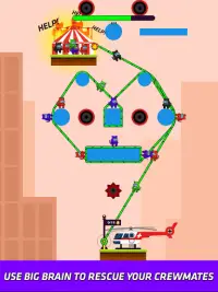 Rope Hero Rescue : Saviors and Imposters - IQ Game Screen Shot 8