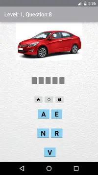 Indian Cars Quiz Screen Shot 0