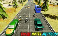 rider lalu lintas jalan raya 3d Screen Shot 3