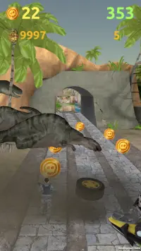 Jurassic Runner - Free Endless Dino Run Screen Shot 6