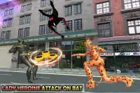 Flying Lady Bug City Crime Battle Screen Shot 3