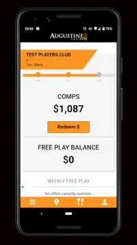 Augustine Casino Mobile App Screen Shot 4