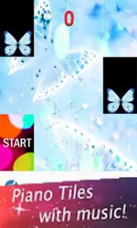 Pink Piano Butterfly Tiles 2 Screen Shot 0