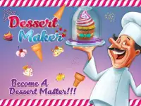 Sweet dessert maker - Ice cream and cupcake maker Screen Shot 0