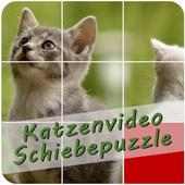 Katzenvideo Schiebepuzzle