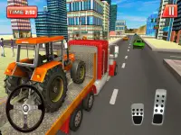 landbouwtractor 3d transport: simulator voor Screen Shot 0