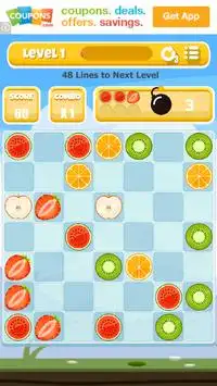 A Fruit Stand: Match 4 Game Screen Shot 1