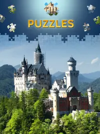 Châteaux Puzzle gratuit Screen Shot 0