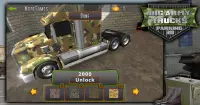 Big Armee LKW Parkplatz 3D Screen Shot 8