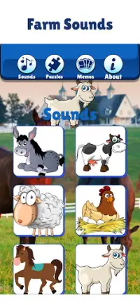 Farm Animals Games For Kids Screen Shot 1