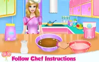 Lovely Rainbow Cake Cooking Screen Shot 9