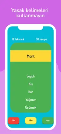 Tabu - Kelime Oyunu Screen Shot 1