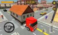 Wrecking Crane Simulator 2019: House Moving Game Screen Shot 2