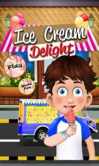 Frozen ice cream cooking games Screen Shot 0