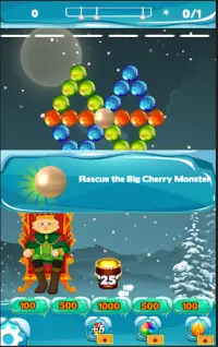 Christmas Bubble ball shooter Screen Shot 1