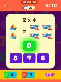 Math Duel: Two Player Math Game Screen Shot 8