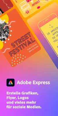 Adobe Express: Grafik Design Screen Shot 0