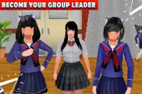 Simulador de vida de niña de escuela secundaria Screen Shot 9