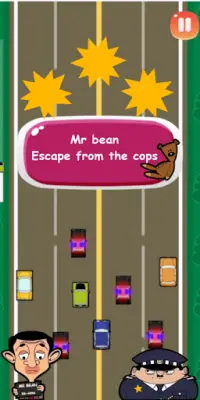 Mr Funny Bean Car Racing Screen Shot 3