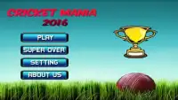 Cricket Mania 2017 Screen Shot 0