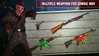 Serangan perang dunia zombie: Serangan senjata mel Screen Shot 1