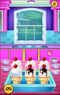 आइसक्रीम निर्माता खेल - खाना पकाने का खेल Screen Shot 5