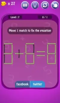 Equations Puzzle Game Screen Shot 1