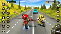 мотоцикл атакующая гонка игры Screen Shot 3