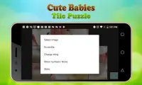 Cute Babies Tile Puzzle Screen Shot 3