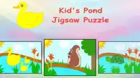 Kid's Pond Jigsaw Puzzle Screen Shot 1