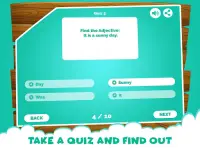 Adjectifs Quiz Jeux Enfants Screen Shot 0