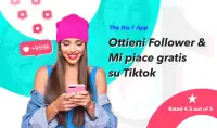 TikFame - Ottieni follower TikTok e Tik like e fan Screen Shot 0