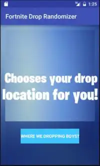 Drop Randomizer for Fortnite Screen Shot 1