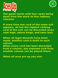 Classis Aces Up Solitaire Card Game Screen Shot 4