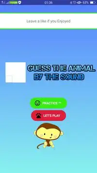 Guess The Animal Sound Challenge! Screen Shot 0