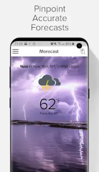 Weather & Radar - Morecast Screen Shot 1