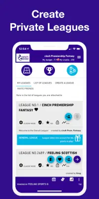 cinch Premiership Fantasy Screen Shot 2