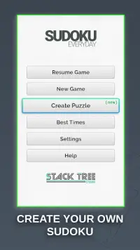 Sudoku Everyday: Easy, medium & hard puzzles Screen Shot 3