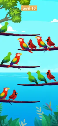 Bird Sort - Puzzle Games 2D Screen Shot 2