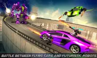 Flying Robot Car Games - Robot Shooting Games 2021 Screen Shot 7