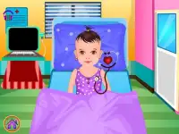 Gadis perawatan perut game Screen Shot 1