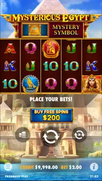 Mysterious Egypt Slot Casino Screen Shot 1
