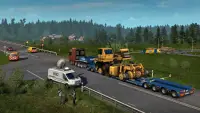 Limusine carro transporte caminhão reboque simulad Screen Shot 6