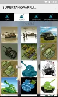 Super Tank War Rumble Puzzle Screen Shot 1