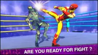 Robot Superhero: 3D Robot Fight: Free games 2021 Screen Shot 0