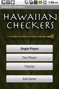 Hawaiian Checkers (Free) Screen Shot 1