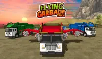 City Garbage Flying Truck- Flying Games Screen Shot 7